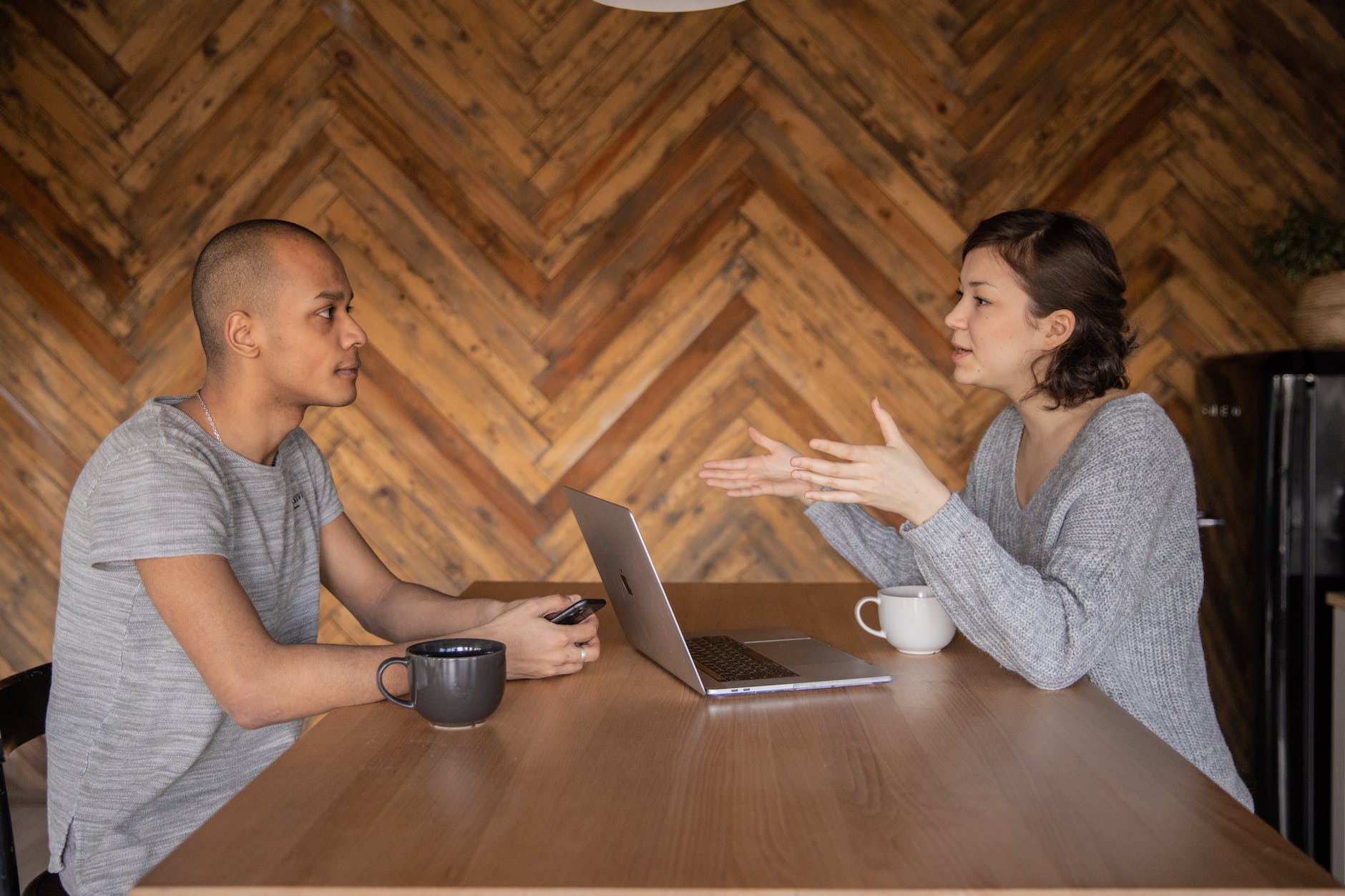 young diverse colleagues working remotely together